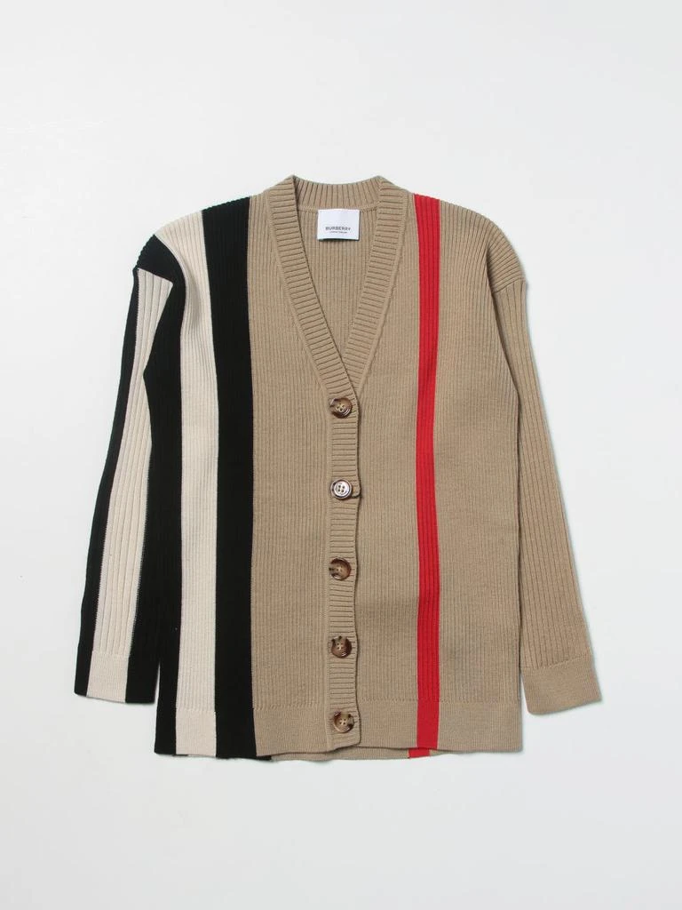 商品Burberry|Burberry striped wool cardigan,价格¥1654,第1张图片