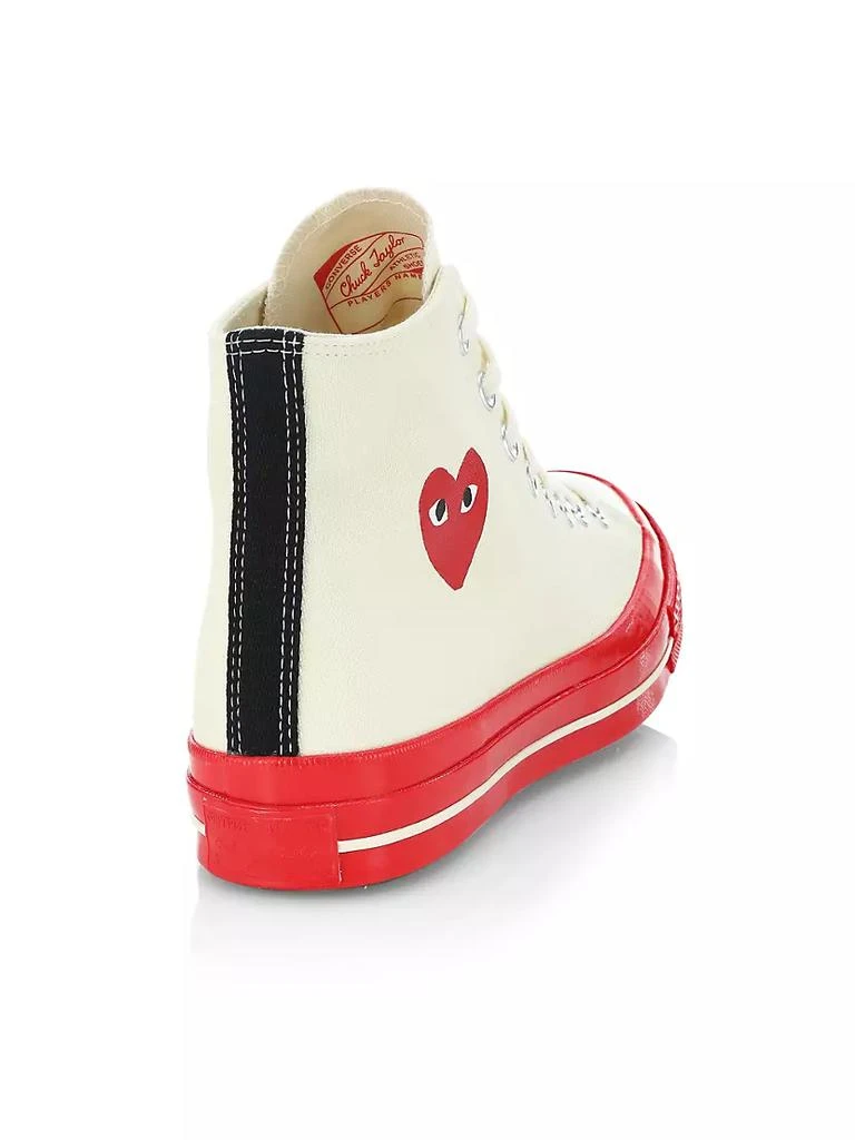 商品Comme des Garcons|CdG x Converse Unisex Chuck 70 High-Top Sneakers,价格¥506,第3张图片详细描述