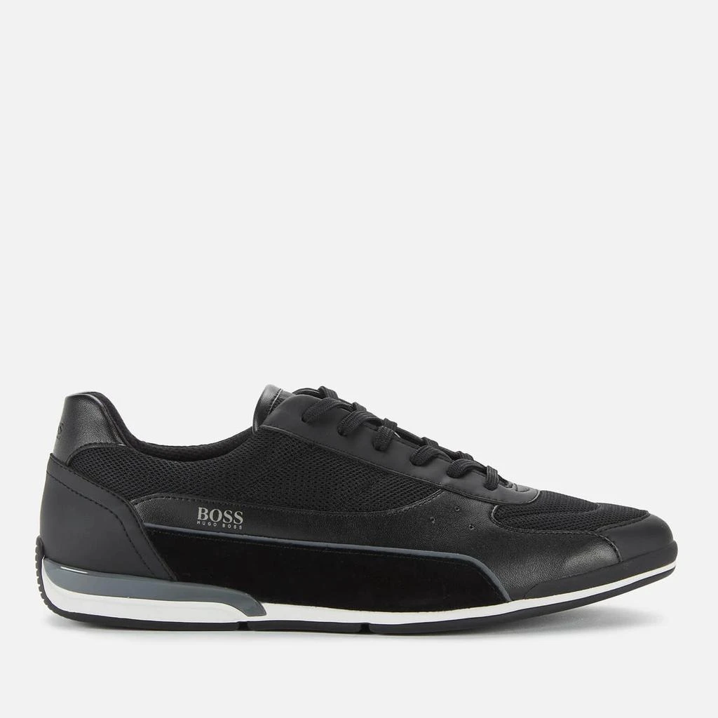 商品Hugo Boss|BOSS MEN'S SATURN LOW PROFILE TRAINERS - BLACK,价格¥809,第1张图片