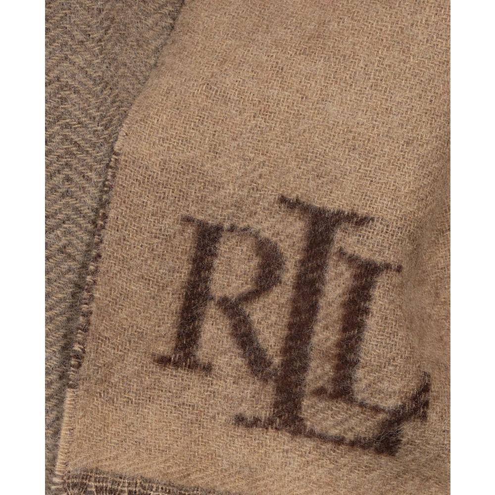 商品Ralph Lauren|Women's Herringbone Scarf with Embroidered Logo,价格¥574,第5张图片详细描述