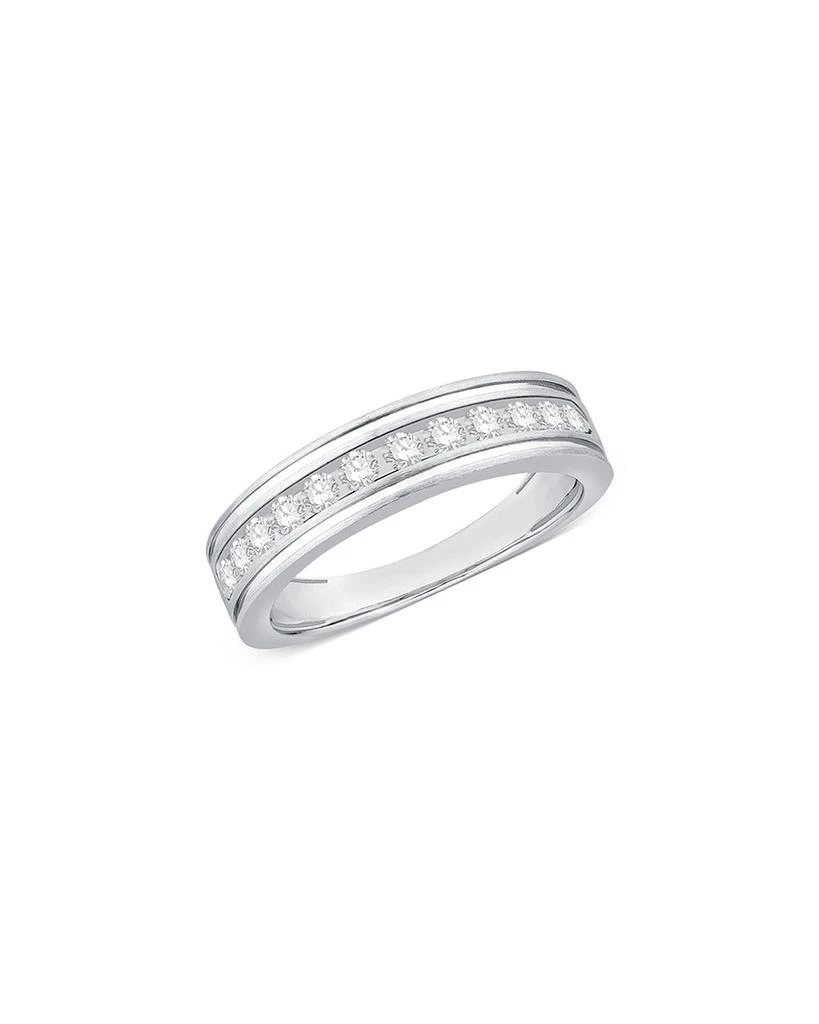 商品Bloomingdale's|Men's Diamond Band in 14K White Gold, 0.60 ct. t.w. - Exclusive,价格¥14873,第1张图片