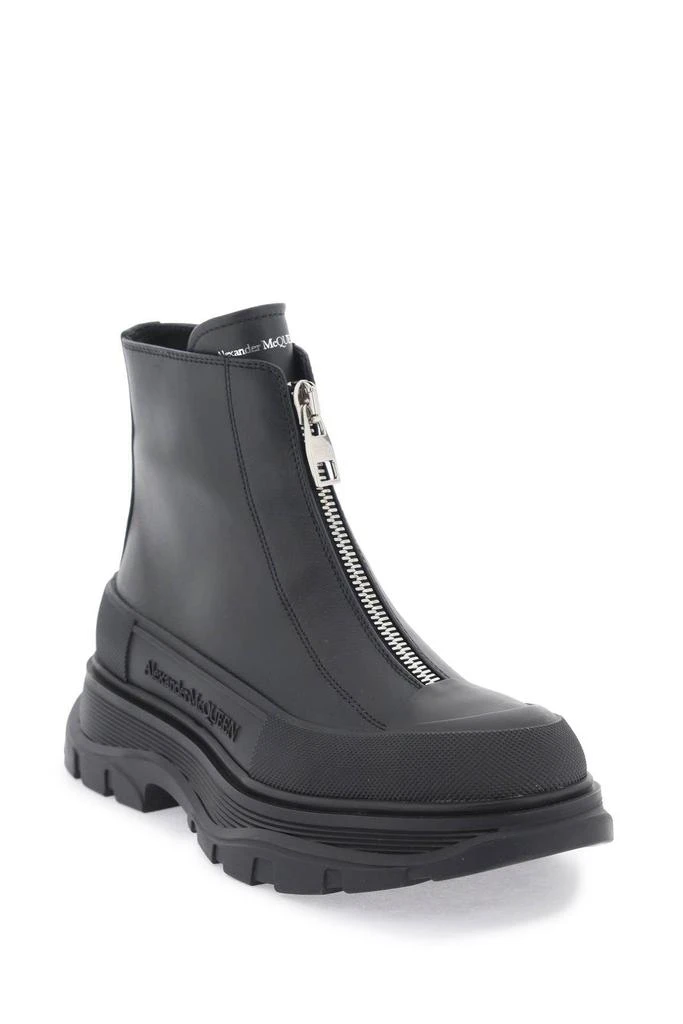 商品Alexander McQueen|Zip Tread Slick ankle boots,价格¥4421,第4张图片详细描述
