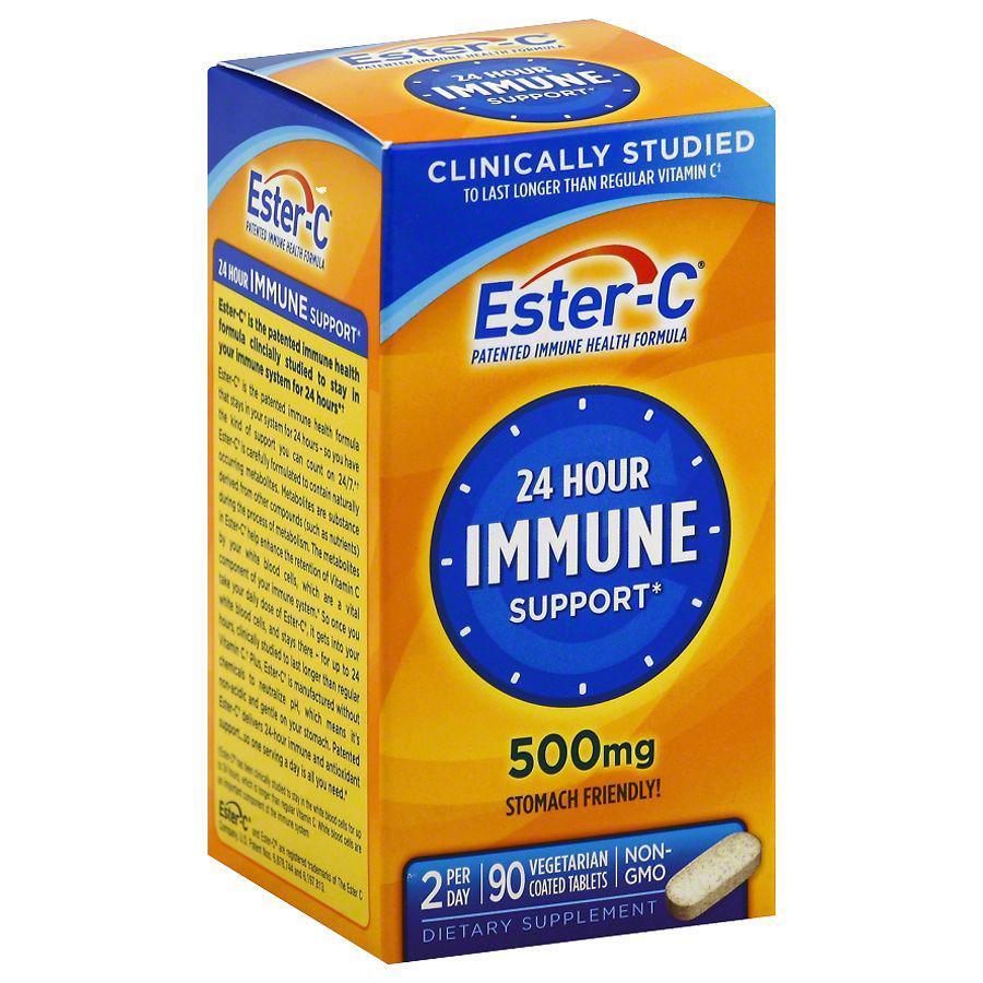 商品Ester C|500 mg Vitamin C Vitamin Supplement Coated Tablets,价格¥79,第1张图片