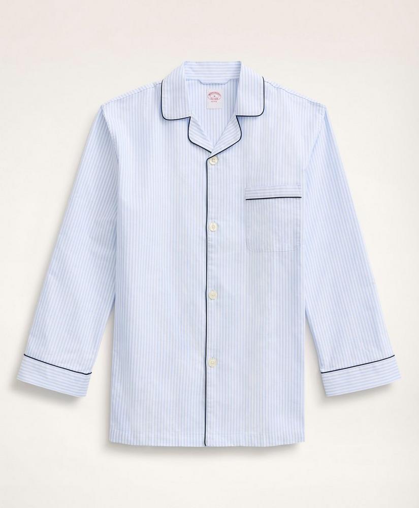 Cotton Oxford Stripe Pajamas商品第1张图片规格展示