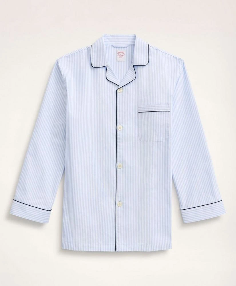 商品Brooks Brothers|Cotton Oxford Stripe Pajamas,价格¥494,第1张图片