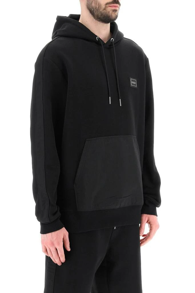 商品Hugo Boss|HOODIE WITH FRAMED LOGO,价格¥495,第3张图片详细描述