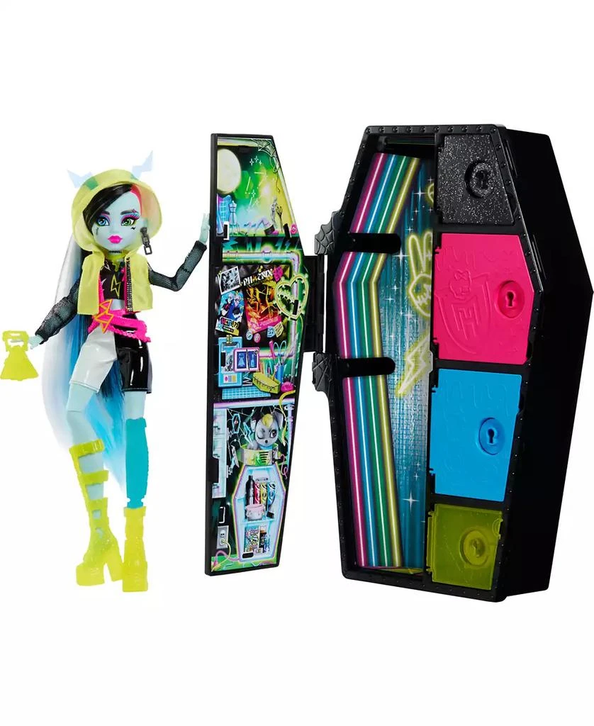 商品Monster High|Doll, Frankie Stein, Skulltimate Secrets - Neon Frights,价格¥187,第1张图片