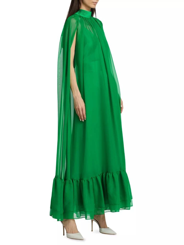 商品Alice + Olivia|Lanelle Maxi Cape Cocktail Dress,价格¥2344,第4张图片详细描述