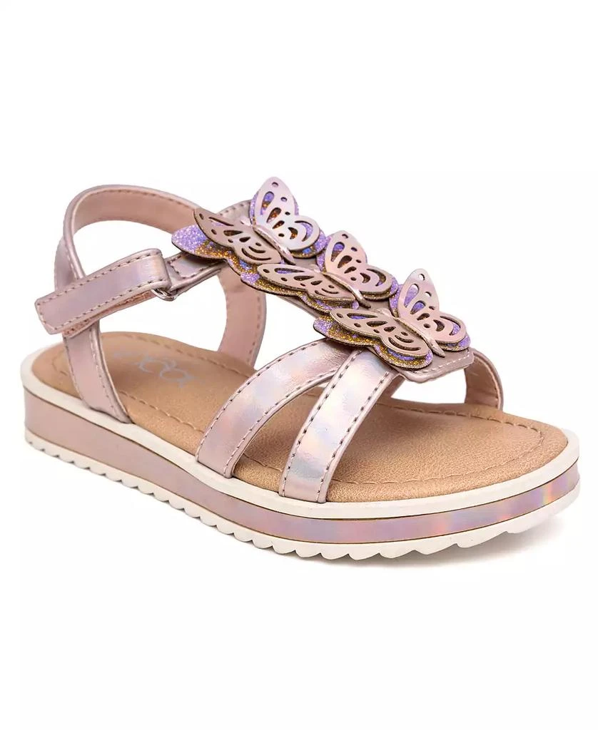 商品Sugar|Toddler and Little Girls Leche Frita Flat Sandals,价格¥168,第1张图片