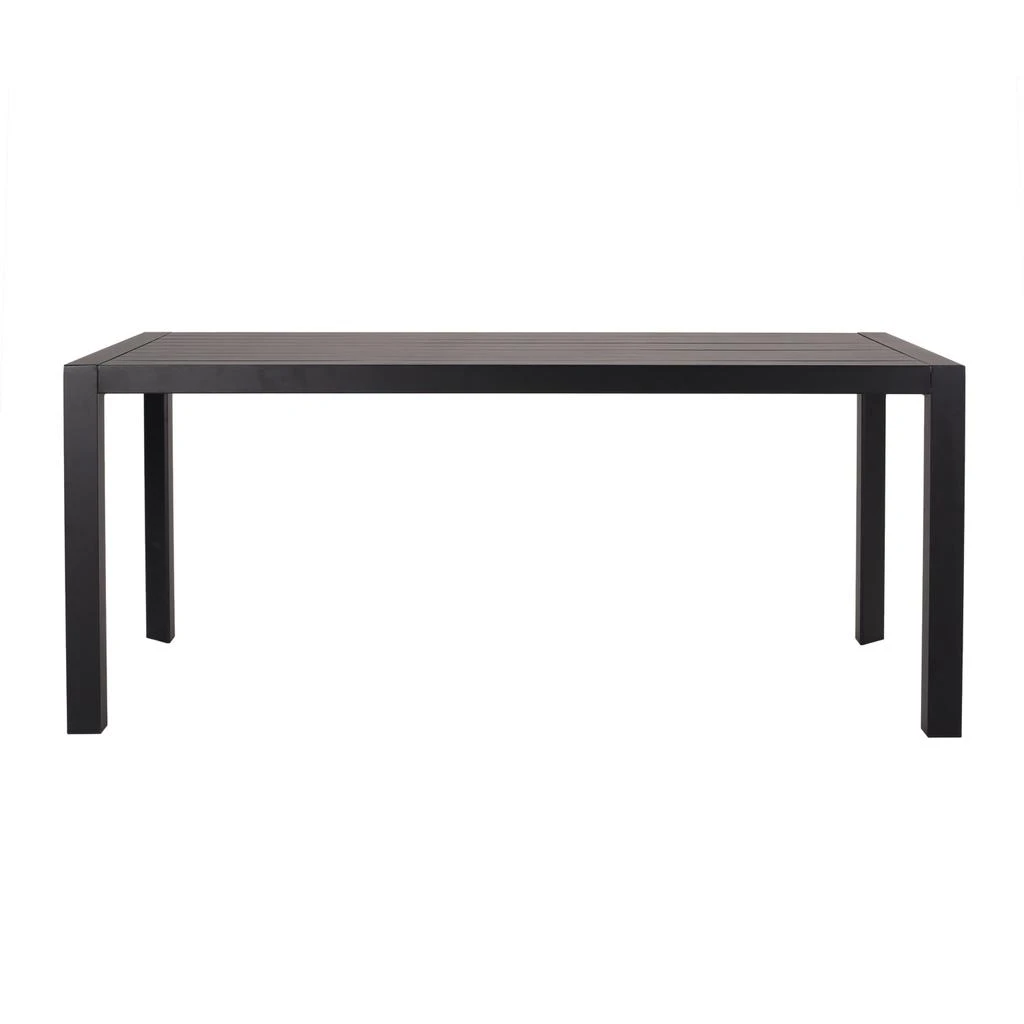 商品Streamdale Furniture|Streamdale Modern Aluminum Slat Outdoor Dining Table,价格¥6613,第2张图片详细描述