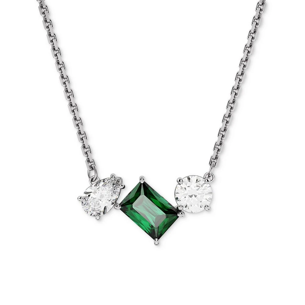 商品Swarovski|Rhodium-Plated Mixed Crystal Pendant Necklace, 15" + 2-3/4" extender,价格¥867,第1张图片