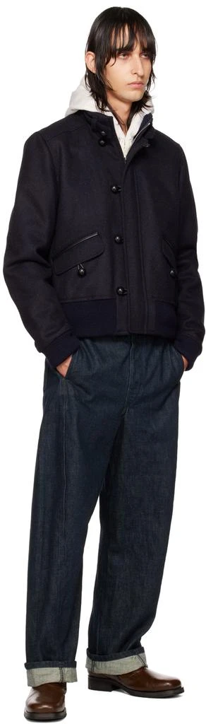 商品Isabel Marant|Navy Peterson Biker Bomber,价格¥2986,第4张图片详细描述