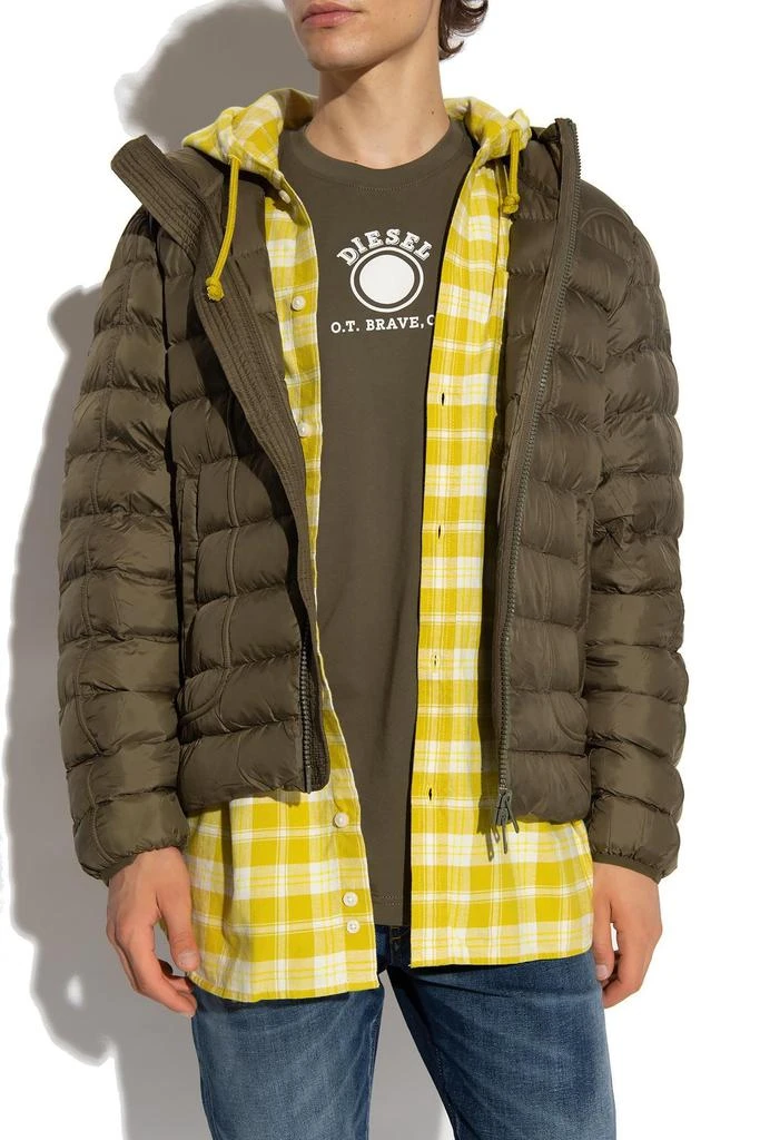 商品Diesel|Diesel W-Scottys Zip Up Hooded Jacket,价格¥1284,第2张图片详细描述