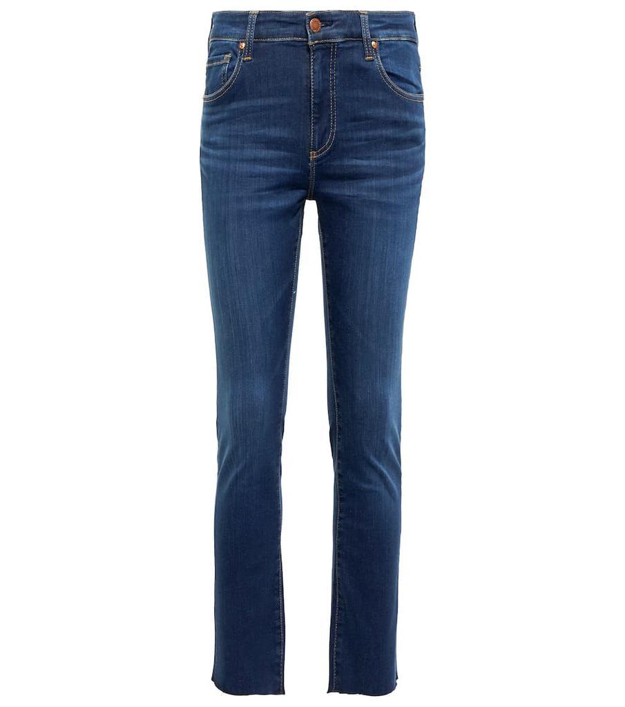 商品AG Jeans|Mari高腰紧身牛仔裤,价格¥1178,第1张图片