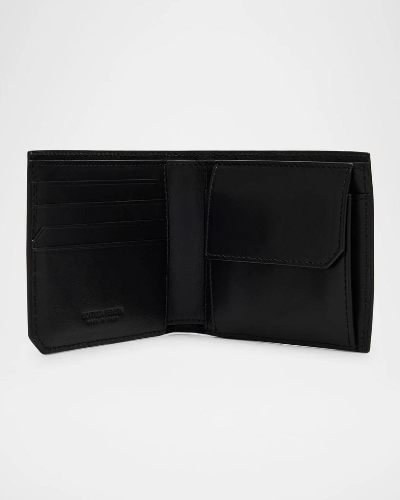 商品Bottega Veneta|Men's Intrecciato Piccolo Bifold Wallet With Coin Purse,价格¥5466,第3张图片详细描述