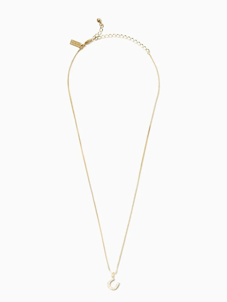 商品Kate Spade|dainty sparklers horseshoe pendant,价格¥141,第3张图片详细描述