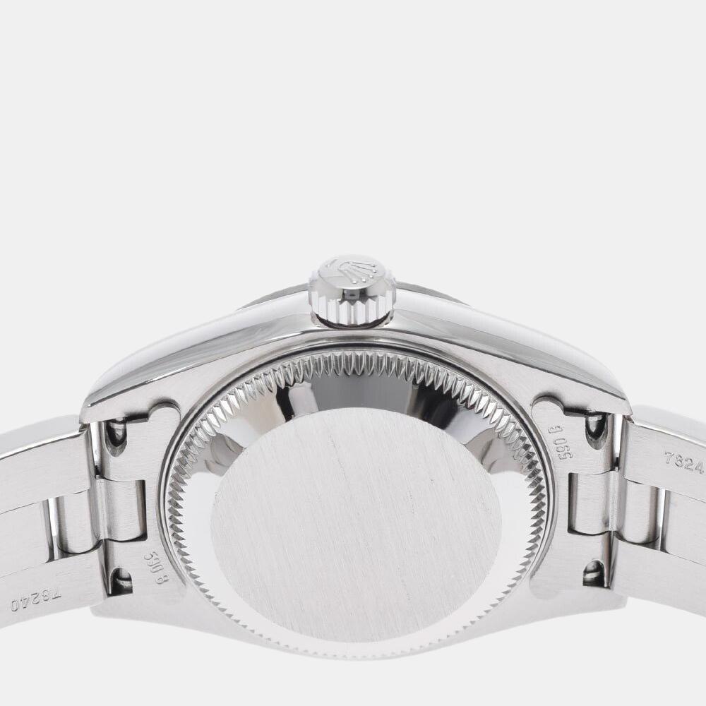 商品[二手商品] Rolex|Rolex White Stainless Steel Oyster Perpetual Date 79160 Automatic Women's Wristwatch 26 mm,价格¥26513,第5张图片详细描述