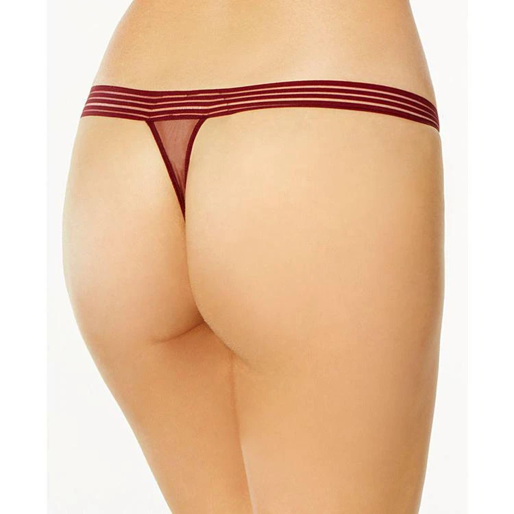 商品Calvin Klein|Vixen Striped Lace Thong QF4063,价格¥108,第2张图片详细描述