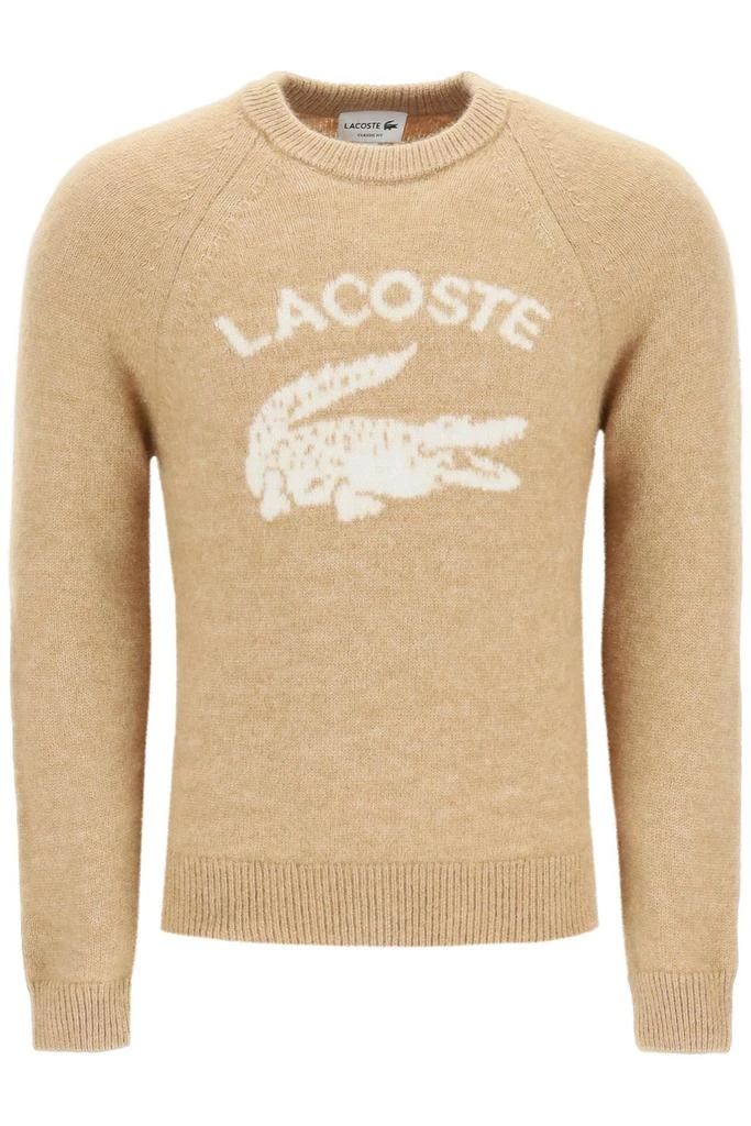 商品Lacoste|Lacoste Logo Intarsia Alpaca Blend Sweater,价格¥1895,第1张图片