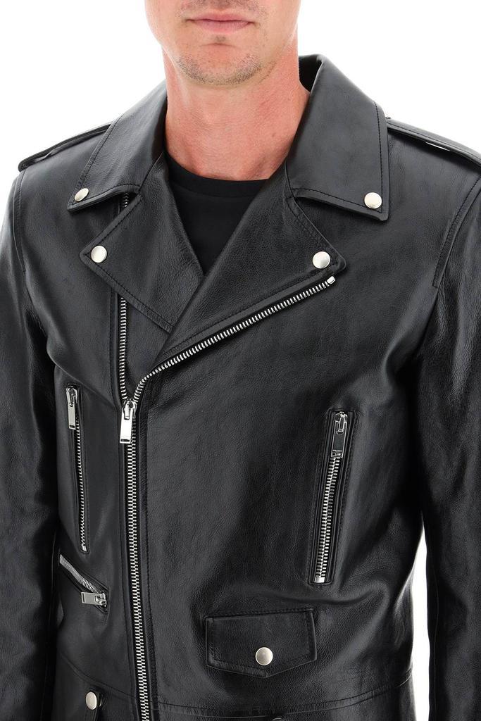 商品Yves Saint Laurent|LEATHER BIKER JACKET,价格¥21722,第7张图片详细描述