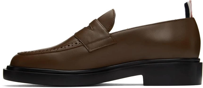 商品Thom Browne|棕色 Penny 乐福鞋,价格¥7122,第3张图片详细描述