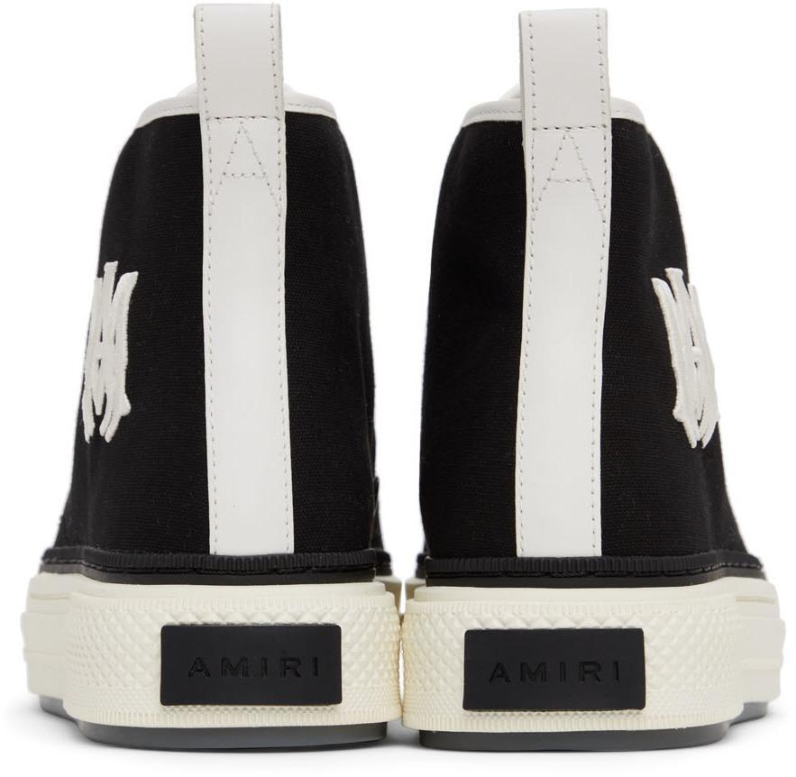 商品AMIRI|Black & White M.A. Court High Sneakers,价格¥4534,第6张图片详细描述
