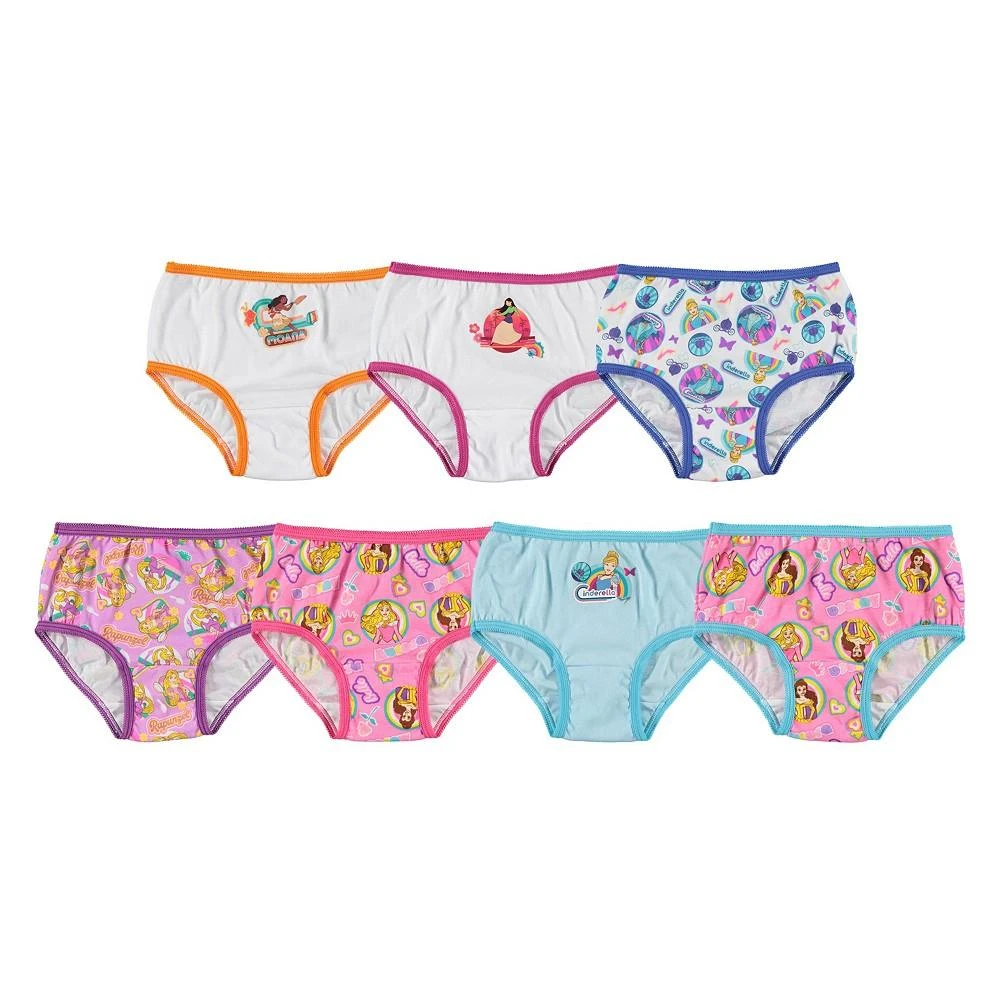 商品Disney|Princesses 7-Pack Cotton Underwear, Toddler Girls,价格¥39,第1张图片