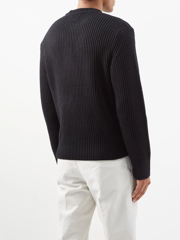商品Zegna|Crew-neck ribbed wool sweater,价格¥4439,第5张图片详细描述