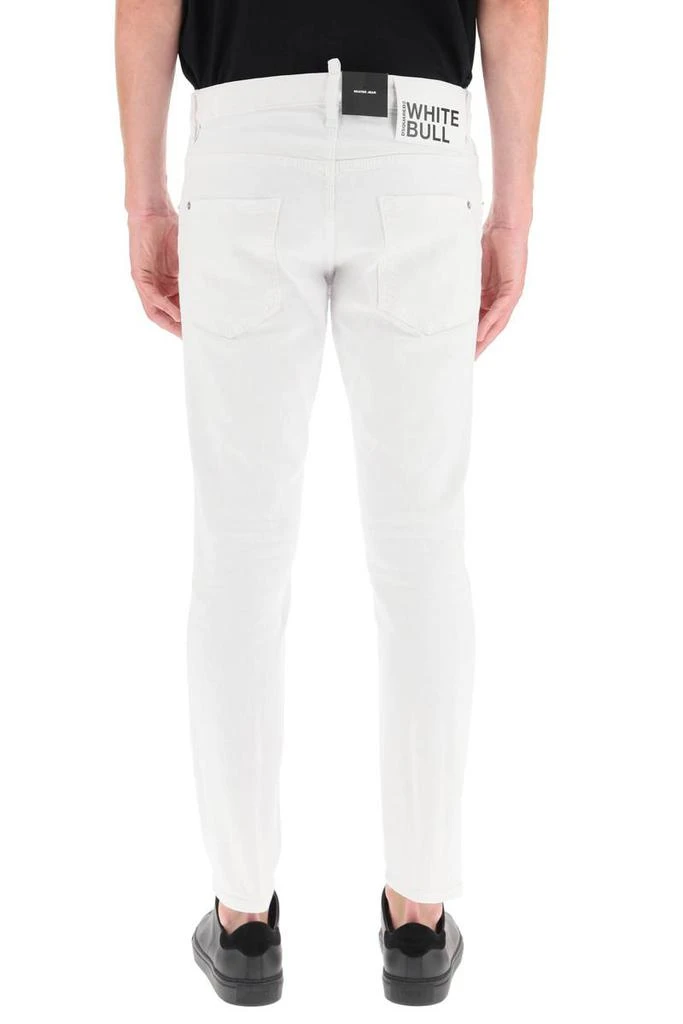商品DSQUARED2|Dsquared2 white bull wash skater jeans,价格¥2086,第3张图片详细描述
