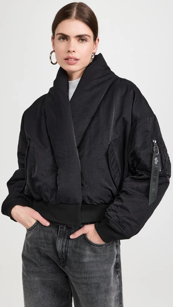 商品Alpha Industries|Shawl Collar Flight Jacket,价格¥2654,第1张图片