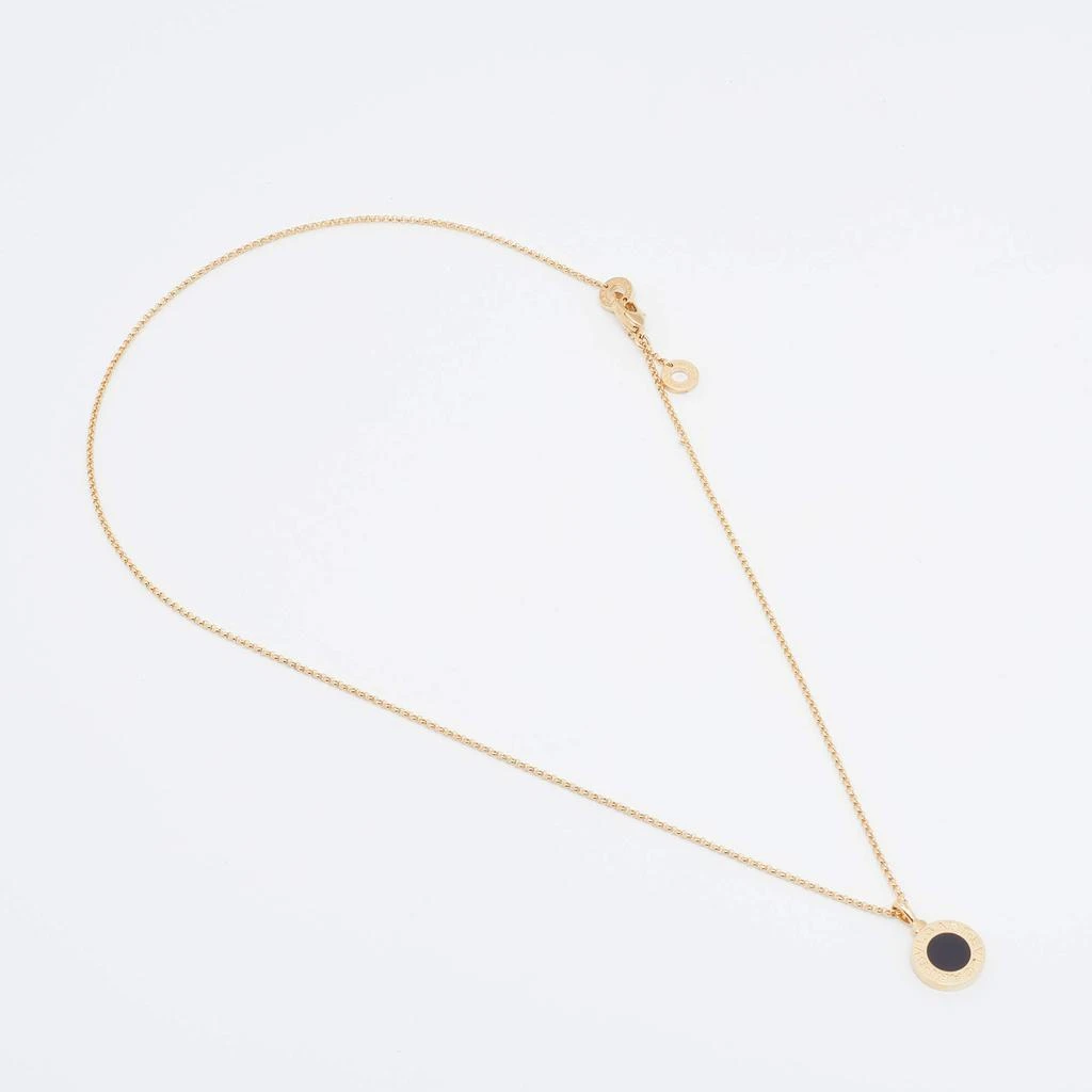 商品[二手商品] BVLGARI|Bvlgari Bvlgari Onyx 18k Yellow Gold Pendant Necklace,价格¥10146,第3张图片详细描述