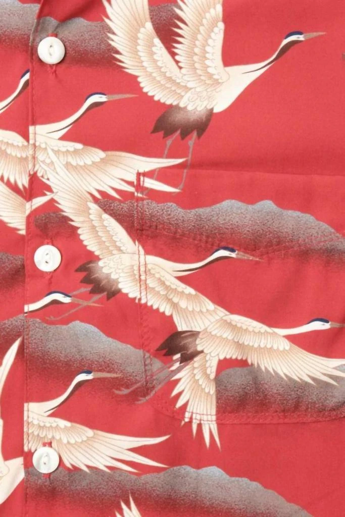 商品Freenote Cloth|Freenote Cloth - Hawaiian Crane Button Up Shirt,价格¥1136,第5张图片详细描述