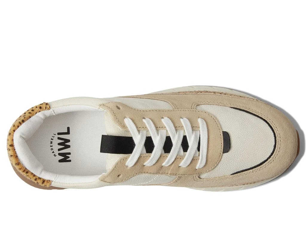 商品Madewell|Kickoff Trainer Sneakers in Leather and Spot Dot Calf Hair,价格¥658,第2张图片详细描述