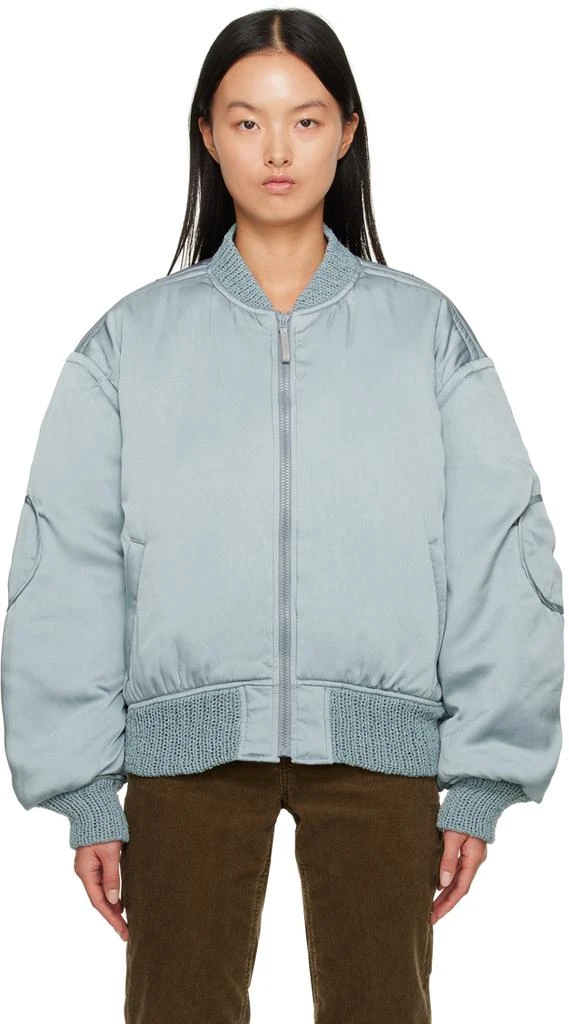 商品Acne Studios|Blue Insulated Bomber Jacket,价格¥3914,第1张图片