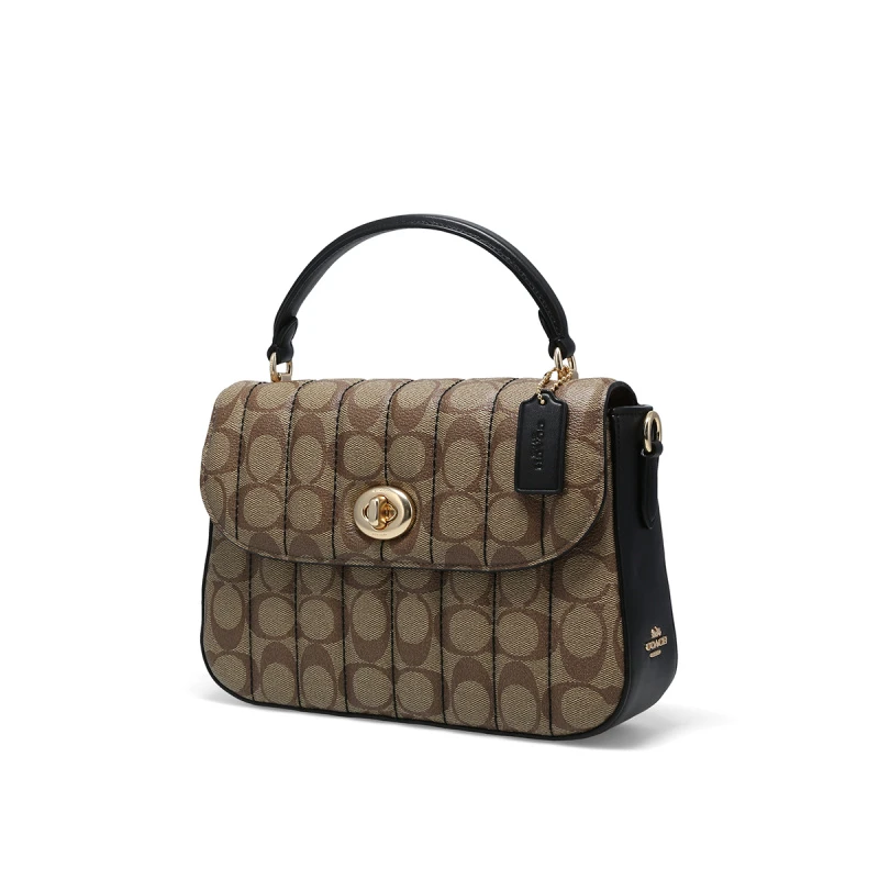 COACH 女士PVC配皮单肩斜挎包 C5645IMCBI 商品