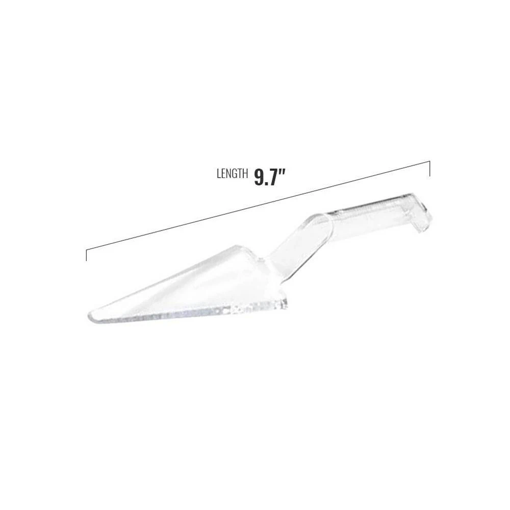 商品Smarty Had A Party|Clear Disposable Plastic Cake Cutter/Lifter (60 Cake Cutters),价格¥346,第2张图片详细描述