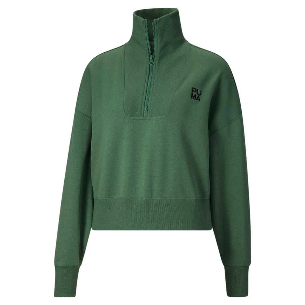 商品Puma|PUMA Women's Infuse Half-Zip Oversized Sweatshirt,价格¥254,第1张图片