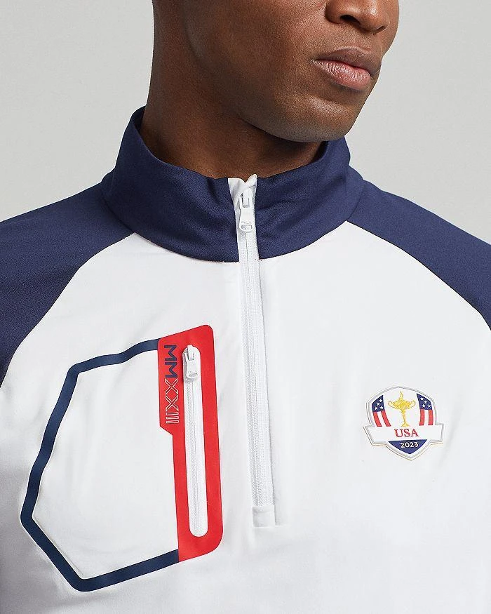 商品Ralph Lauren|RLX Ralph Lauren U.S. Ryder Cup Performance Golf Pullover,价格¥844,第4张图片详细描述