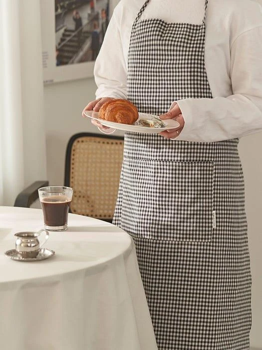商品DECOVIEW|CoCo_Black Checkered Apron,价格¥620,第1张图片