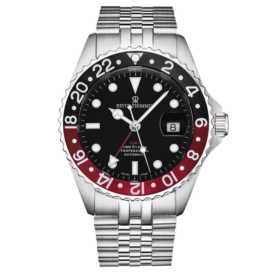 Revue Thommen Diver GMT Automatic Black Dial Mens Watch 17572.2236商品第1张图片规格展示