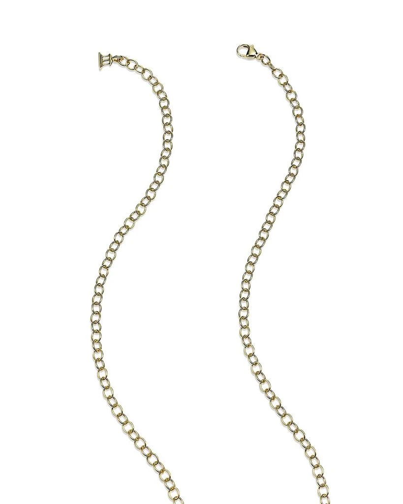 18K Yellow Gold Oval Link Chain Necklace, 24" 商品