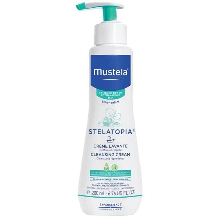 商品Mustela|Mustela Stelatopia Cleansing Cream for Eczema-Prone Skin 6.7 oz.,价格¥127,第1张图片