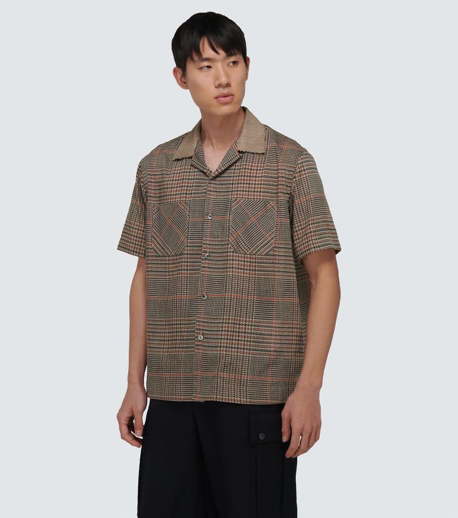商品Sacai|Glencheck Mix短袖衬衫,价格¥2511,第5张图片详细描述