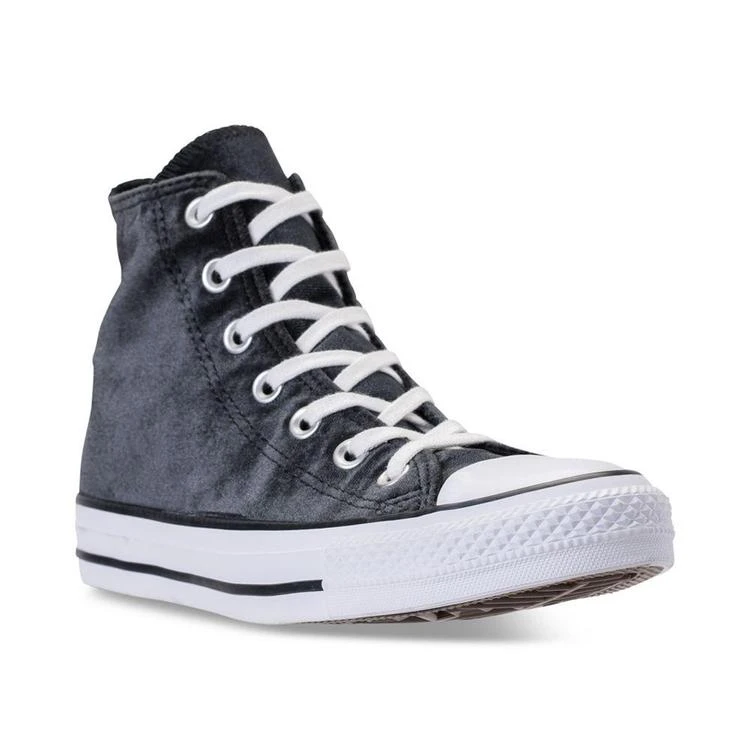 商品Converse|Women's Chuck Taylor Hi Velvet Casual Sneakers from Finish Line,价格¥185,第1张图片