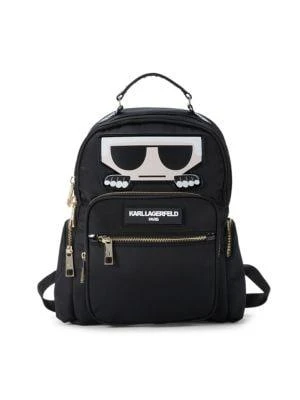 商品Karl Lagerfeld Paris|Appliqué Travel Backpack,价格¥676,第1张图片