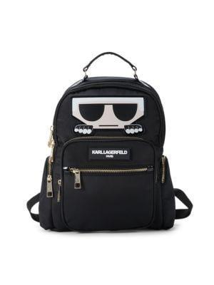 商品Karl Lagerfeld Paris|Appliqué Travel Backpack,价格¥669,第1张图片