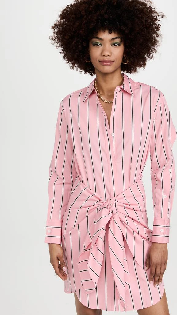 商品Derek Lam|Derek Lam 10 Crosby Charlotte 绑带腰部衬衫连衣裙,价格¥878,第2张图片详细描述
