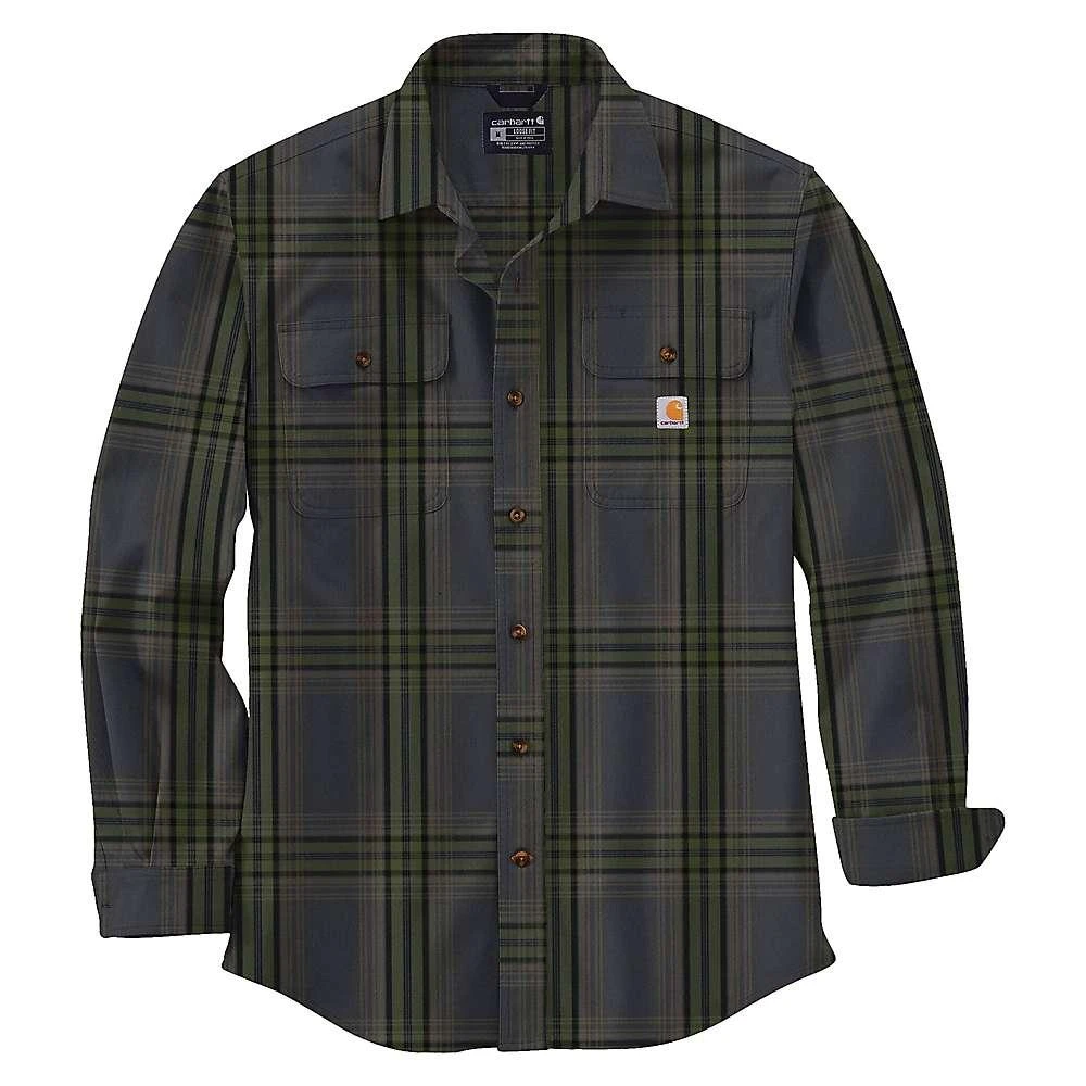 商品Carhartt|Carhartt Men's Loose Fit Heavyweight Flannel LS Plaid Shirt,价格¥391,第1张图片