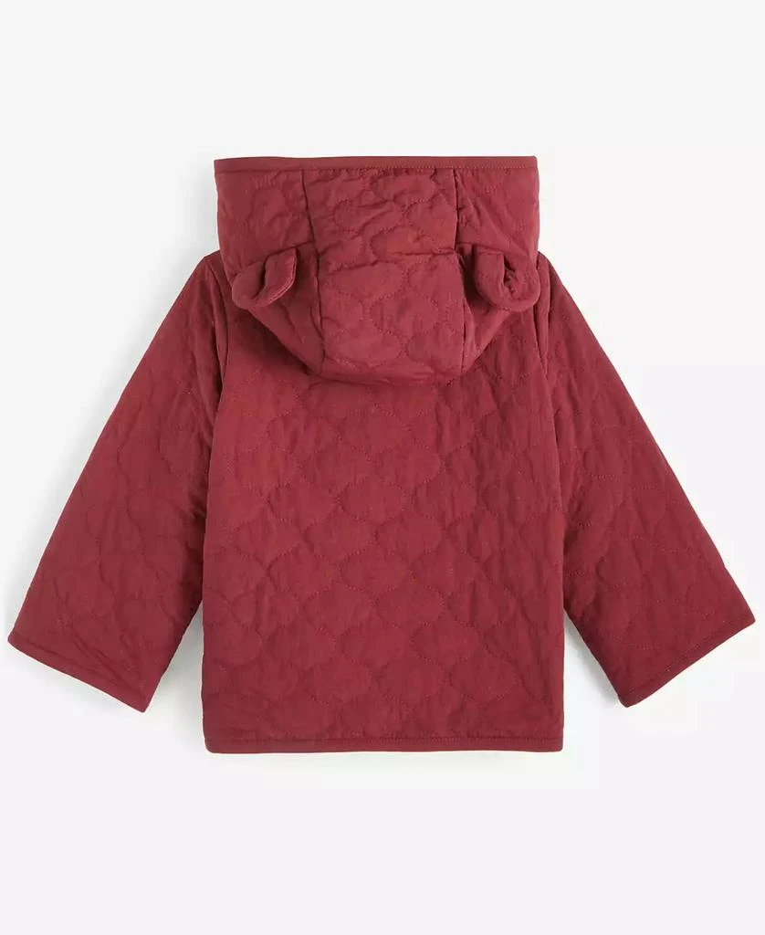 商品First Impressions|Baby Girls Hooded Quilted Fleece-Lined Jacket, Created for Macy's,价格¥126,第2张图片详细描述