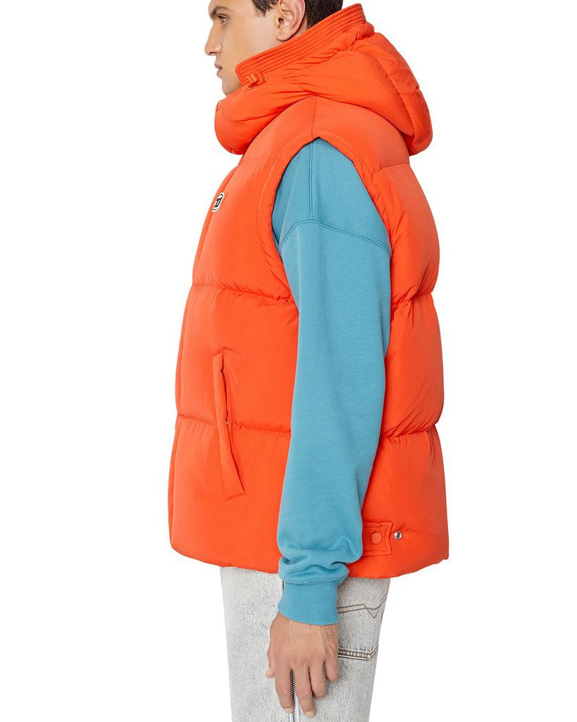 Unisex Rolf Hooded Puffer Vest商品第4张图片规格展示